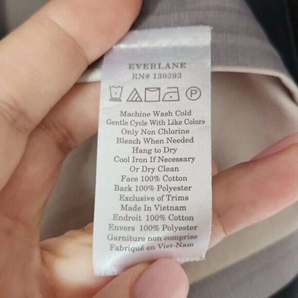 EVERLANE | Technical jacket raincoat windbreaker navy sz XXS - Picture 7 of 7